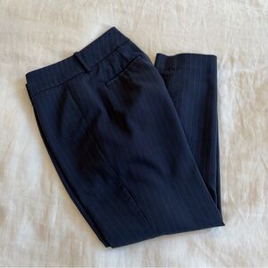 Calvin Klein Dark Blue Pinstripe Men's Dress Pants